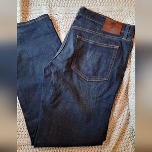 Frye Mens Denim Dark Blue Wash Size 34 NWOT!
